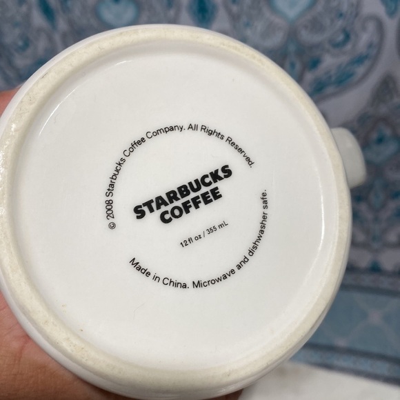 Starbucks peace mug dove 2008 ceramic coffee cup - Picture 5 of 5